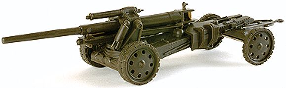 Herpa 743334 HO Herpa Military Former German Army WWII Artillery sFH 18