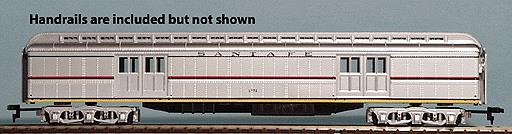IHC 49030 HO Santa Fe Valley Flyer Heavyweight Baggage Car #1772