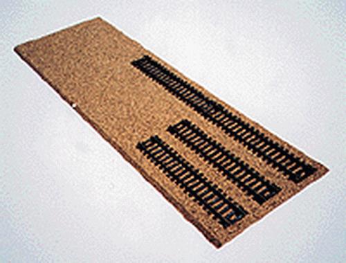 Itty Bitty Lines 1518 HO Cork Roadbed Precut Yard Pad 6" x 18