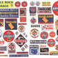 JL Innovative Design 233 HO Skelly Vintage Gas Station Signs (Set of 50)