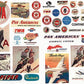 JL Innovative Design 244 HO Vintage Aviation and Airline Signs 1940-1950 (46)