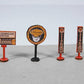 JL Innovative Design 468 HO Vintage Oilzum Gas Station Curb Signs (4)