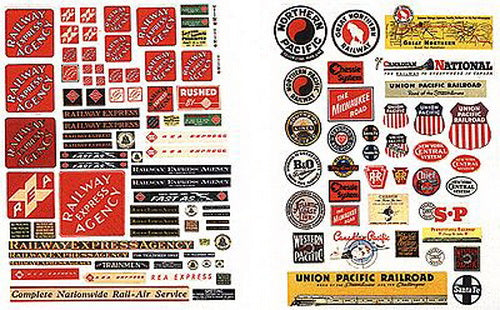 JL Innovative Design 607 N Railroad REA & Depot Signs 1940s-60s Signs/Posters