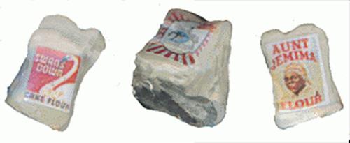 JL Innovative Design 361-713 HO Scale Mixed Flour Sacks (Pack of 3)