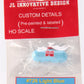 JL Innovative Design 726 HO Scale Small Propane Tank Light Blue