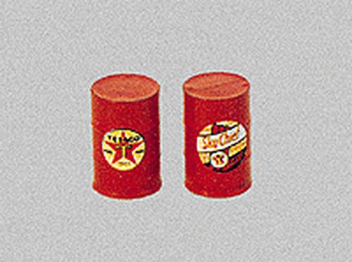 JL Innovative Design 752 O Texaco Red Barrel (Set of 2)