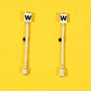 JL Innovative Design 833 HO Right of Way Signs, Whistle Sign (Set of 4)