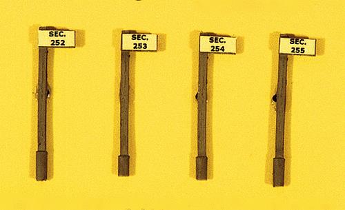 JL Innovative Design 835 Sctn Sign Pole Style 4/
