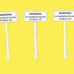 JL Innovative Design 850 HO No Clearance Man on Top of Car Sign Set (Pack of 3)