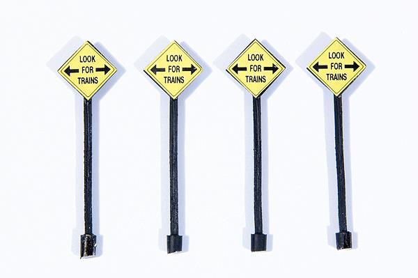 JL Innovative Design 855 HO Look for Train Signs (Pack of 4)