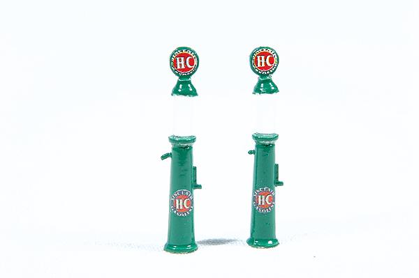 JL Innovative Design 936 HO Sinclair Gravity Gas Pumps (Pack of 2)
