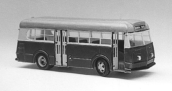 Jordan Products 244 HO Scale 1940's City Transit Bus Plastic Kit
