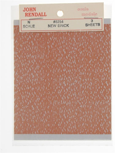 JV Models 8254 N New Brick Paper Sheets (Pack of 3)