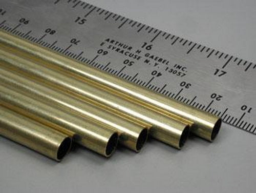 K&S 1150 9/32" x 36" Round Brass Tube (Pack of 5)