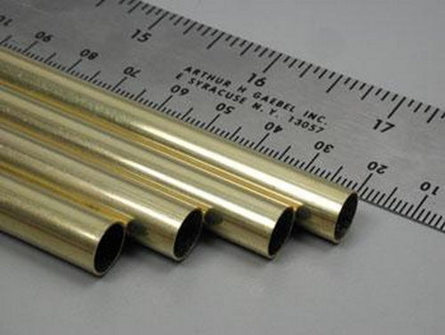 K&S 1152 11/32'' x 36'' Round Brass Tube (Pack of 4)