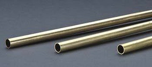 K&S 1153 3/8" x 36'' Round Brass Tube (Pack of 3)