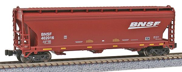 American Z-Line 903053 Z BNSF ACF 3-Bay Hopper (Set of 4)