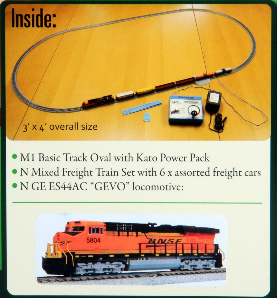 Kato 106-0024 BNSF Wedge GE ES44AC GEVO N Gauge Diesel Freight