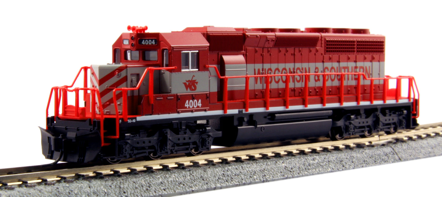 Kato 176-4814 N SD40-2 Early w/DB Wisconsin Southern #4004
