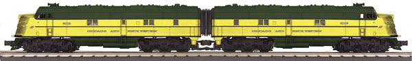 MTH 30-20102-1 C&NW E-3 AA Diesel Locomotive Set w/Proto-Sound 3.0 #5006/5009