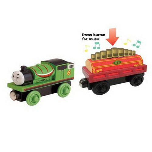 Fisher Price Y4105 Thomas & Friends Wooden Railway Percy's Musical Ride