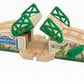 Fisher Price Y7465 Thomas & Friends Wooden Railway Drawbridge with Salty Set
