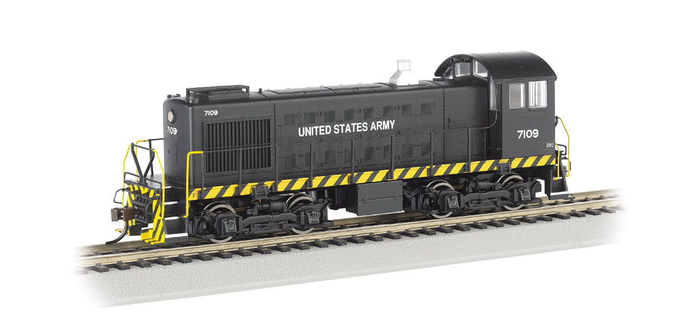 Bachmann 63405 HO Scale US Army Alco S2 Diesel Switcher #7109 with DCC/Sound