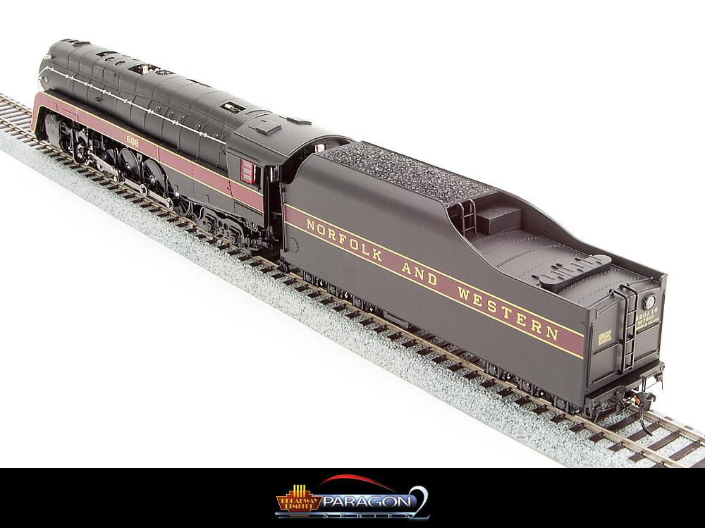 Broadway Limited 2554 HO Norfolk & Western Class J 4-8-4 Paragon2™ #608