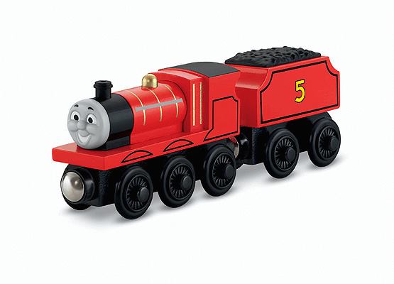 Fisher Price Y4070 Thomas & Friends™ Wooden Railway James Steam Locomotive