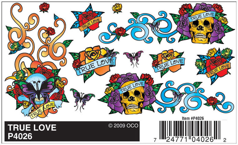 PineCar P4026 True Love Dry Transfer Decals
