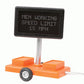 Miniatronics 8550301 O Men Working Speed Limit 15 MPH HW Sign w/3V Transformer