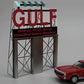 Miller Engineering 8181 HO/O Gulf Gas Animated Roadside Billboard