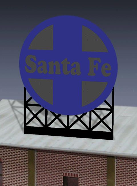 Miller Engineering 880551 O/HO Santa Fe Animated Billboard