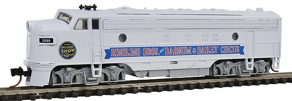 Micro-Trains 98500732 N Ringling Bros FP-7 Powered Diesel Locomotive #1889