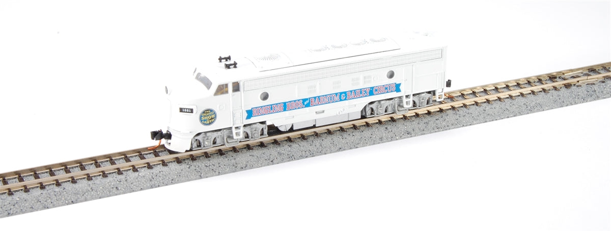 Micro-Trains 98500731 N Ringling Bros FP-7 Powered Diesel Locomotive #1881