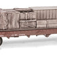 Micro-Trains 85500080 HOn3 Southern Pacific 30' Flatcar with Crate Load #317