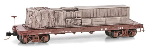 Micro-Trains 85500080 HOn3 Southern Pacific 30' Flatcar with Crate Load #317