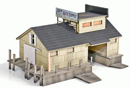 Micro-Trains 49990939 N Ship Supply HouseLaser-Cut Wood Kit