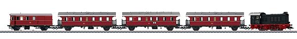 Marklin 26577 HO German Federal Railroad DB Thunder Box Commuter Train-Only Set