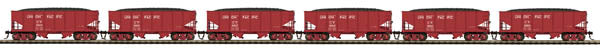 MTH 80-90016 HO Union Pacific USRA 55-Ton Steel Twin Hopper Car Set (Set of 6)