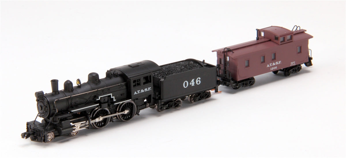 Micro-Trains 99321121 N Santa Fe Vintage Poster Loco & Caboose Only Set