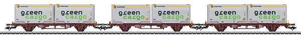 Marklin 47723 Cntnr Trnsprt Car Set [3]