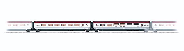 Marklin 43441 Thalys AddOn Car Set #3