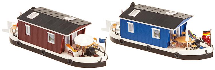 Faller 131008 HO Houseboats (Set of 2)