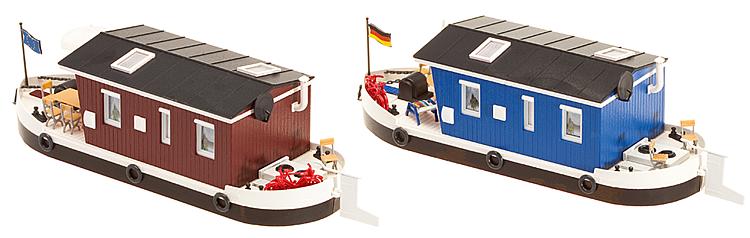 Faller 131008 HO Houseboats (Set of 2)