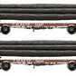 Rivarossi HR6173 HO Milwaukee Road Skeleton Log Car #54287,54346 (Set of 2)