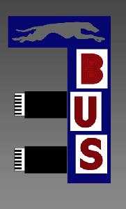 Miller Engineering 5882 N/HO Medium Vertical Greyhound Bus Station