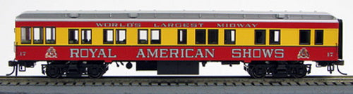 Con-Cor 94418 HO Heavyweight 65' Solarium Royal American Shows