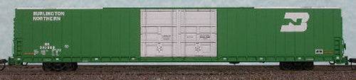 Bluford Shops 86382 N BN Pullman-Standard 86' Double-Door Boxcar (Pack of 2)