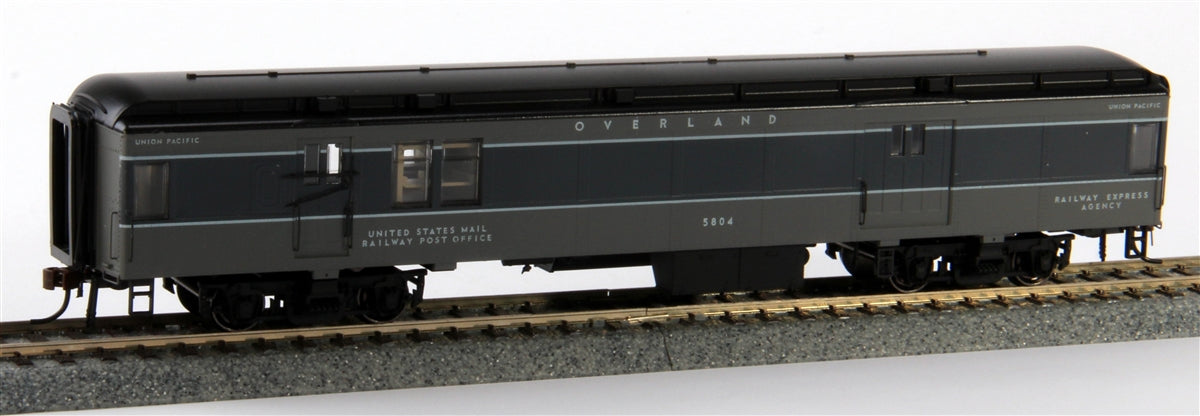 Con-Cor 94324 HO Union Pacific Heavyweight 65' Branchline Baggage/RPO w/Lights